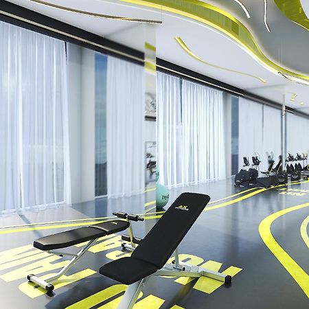 Royal M Al Aqah Beach Resort By Gewan Exterior foto The gym at the hotel